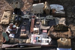 A soldier's equipment